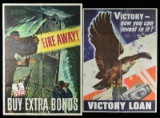 GROUP OF 6 WWII AMERICAN PATRIOTIC WAR EFFORT