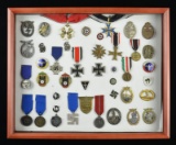 LARGE GROUP OF 42 ORIGINAL & REPRODUCTION WWII