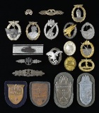 WWII GERMAN BADGES & OTHER AWARDS.