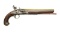 BRASS BARRELED, BRASS MOUNTED FLINTLOCK PISTOL