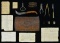 SMALL 18TH CENTURY DOCUMENT BOX WITH VARIOUS