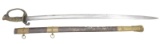 AMES 1850 STAFF AND FIELD OFFICER SWORD FROM