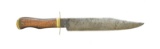 WRAGG CLIP POINT BOWIE KNIFE.