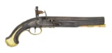 MID 18TH CENTURY BRITISH FLINTLOCK HOLSTER PISTOL