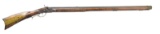 CURLY MAPLE SIGNED PERCUSSION RIFLE BY WILLIAM