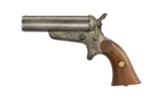 SHARPS & HANKINS MODEL 3D FOUR BARREL DERRINGER.