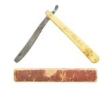 EARLY 1800S STRAIGHT RAZOR BELONGING TO GENERAL