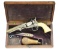 NICKEL PLATED & FACTORY ENGRAVED COLT 1849 POCKET