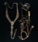 EARLY WESTERN HORSE BRIDLE, BIT, REINS &