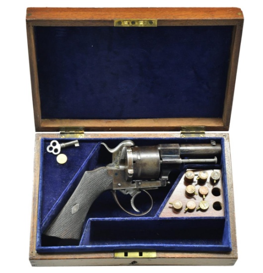 GEORGE ARMSTRONG CUSTER CASED REVOLVER,