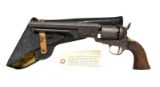 ENGRAVED COLT BREVET NAVY REVOLVER WITH SPURIOUS