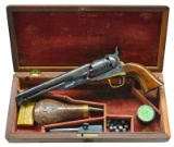 VERY FINE CIVIL WAR CASED COLT MODEL 1861 NAVY