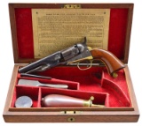 CASED COLT 1862 POLICE REVOLVER WITH 4 1/2