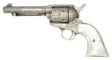 COLT 1ST GEN. BLACK POWDER FRAME ENGRAVED SAA