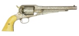 AFTERMARKET NICKEL PLATED & ENGRAVED REMINGTON