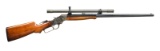 STEVENS NO. 44 SINGLE SHOT RIFLE WITH SCOPE.