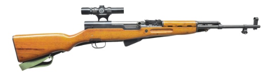 RARE CHINESE ARSENAL 0141 SKS RIFLE WITH SCOPE.
