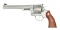 RUGER STAINLESS REDHAWK REVOLVER.