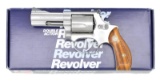 STAINLESS SMITH & WESSON MODEL 60-4 REVOLVER WITH