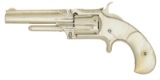 SMITH & WESSON PEARL GRIPPED NO. 1 1/2 REVOLVER.