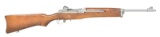 RUGER EARLY STAINLESS MINI-14 SEMI-AUTO RIFLE.