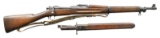 US ROCK ISLAND 1903 BOLT ACTION RIFLE W/ BAYONET.