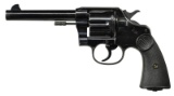 INSCRIBED COLT NEW SERVICE DA REVOLVER.