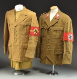 WWII GERMAN SA TUNIC & POLITICAL LEADER'S TUNIC.