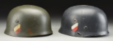 2 WWII GERMAN STYLE FALLSCHIRMJAGER OR PARATROOPER