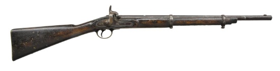 IDENTIFIED CARVED CONFEDERATE PATTERN 1856 RIFLE,