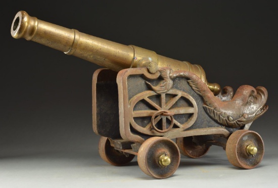 FINE DOCUMENTED BRONZE CANNON FROM “WINFIELD SCOTT