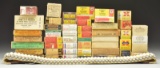 30+ COLLECTIBLE RIFLE AMMO BOXES & AMMUNITION.