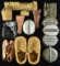 WWII GERMAN STRAW OVERSHOES AND VARIOUS WORLDWIDE