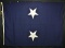 WW2 REAR ADMIRAL NAVY SHIP FLAG.