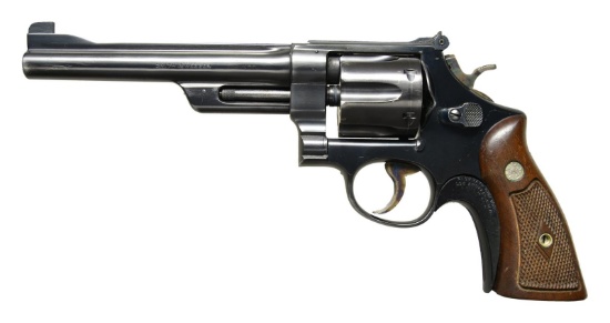 SMITH & WESSON 38/44 MODEL 1950 REVOLVER.