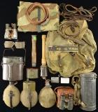 WWII GERMAN FIELD GEAR & RELATED MILITARIA.