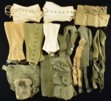 WWI TO POST WWII WEB GEAR & RELATED ITEMS.