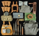LARGE GROUP OF MILITARIA FROM VARIOUS COUNTRIES