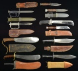 10 US MILITARY EDGED WEAPONS.