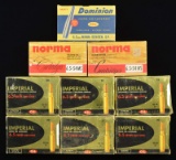 ASSORTMENT OF 6.5 MANN-SCHOEN AMMO.