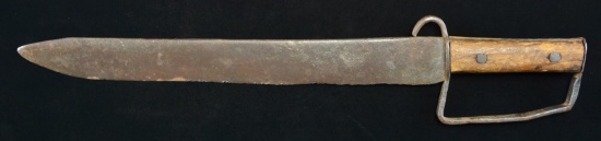 "AS FOUND" CONFEDERATE D-GUARD BOWIE KNIFE