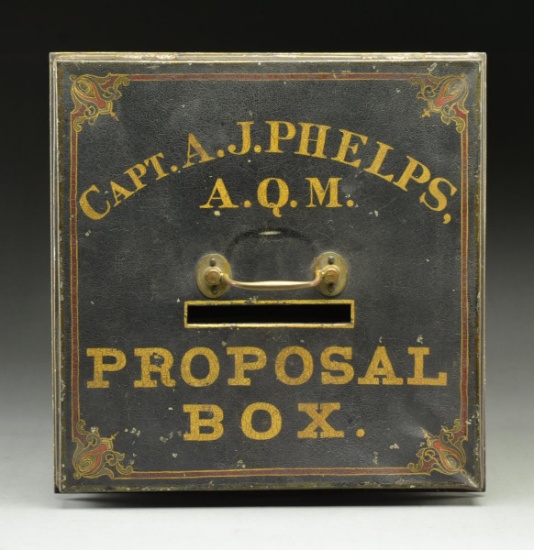 "PROPOSAL BOX" CAPT. ABNER J. PHELPS, AQM, 25TH