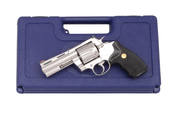 COLT ANACONDA BRIGHT STAINLESS REVOLVER.