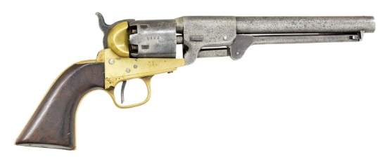 SCARCE 1ST MODEL CONFEDERATE GRISWOLD REVOLVER.