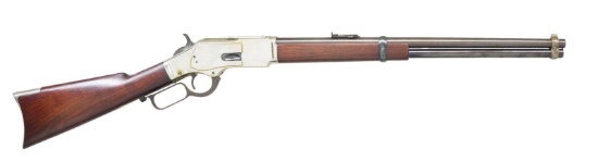 RESTORED WINCHESTER 1873 LEVER ACTION CARBINE.