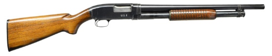 WINCHESTER U.S. MARKED MODEL 12 RIOT PUMP SHOTGUN.
