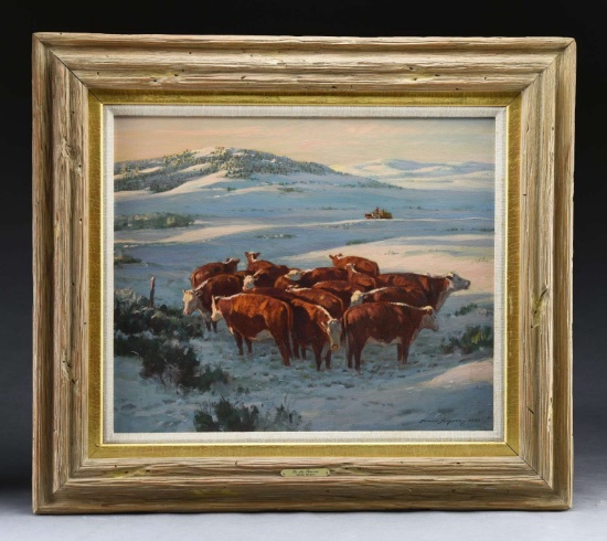 DUANE BRYERS (American, 1911-2012) "TO THE RESCUE"