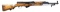 RUSSIAN SKS SEMI AUTO RIFLE.