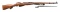 3 FOREIGN MILITARY BOLT ACTION RIFLES.