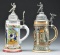 2 WWI IMPERIAL GERMAN REGIMENTAL STEINS.